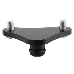 Tapa de puerto de válvula de admisión Auso-Racing K-Series de aleación de aluminio negra para Honda K20 K24 Civic Integra - Product Image 4