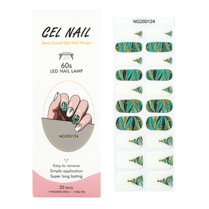 Producto de Belleza para Uñas con Gel UV Estilo Francés 2026, Venta al por Mayor, Nuevas Pegatinas de Uñas con Gel UV, Envolturas de Uñas de Gel Semicuradas - Product Image 5
