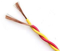 Cable Eléctrico de Cobre Puro con Aislamiento de PVC Flexible de 1.5mm 2*0.5 para Construcción