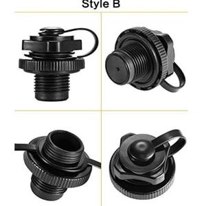 Valve d'air universelle Boston pour bateaux pneumatiques, kayaks, matelas ; Accessoires de bouchon de buse d'air de petite taille pour la pêche - Product Image 3