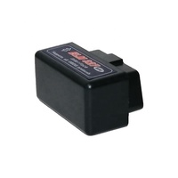 Negro MINI ELM327 BT OBD2 Hardware V2.1 Software V2.1 OBDII lector de código