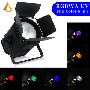 AICPOSE Produit Populaire Projecteur LED COB 6-en-1 RGBW+UV 200 Watts en Aluminium Noir - Product Image 6