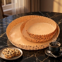 Plateau en carton kraft biodégradable, écologique, résistant à la graisse, de qualité alimentaire, jetable, 7 pouces, pour pizza, sandwich, nourriture de rue