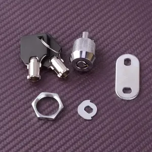 <span class=keywords><strong>Serrure</strong></span> à came tubulaire de 5/8 pouces avec kit de clés pour les cylindres de <span class=keywords><strong>serrure</strong></span> de tiroir de camping-car de boîte à outils d'armoire - Product Image 1