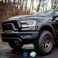 Jantes CF FORGED en bronze mat forgé, cinq branches, tout-terrain, 17-20 pouces, universelles, en alliage d'aluminium, pour SUV et camions