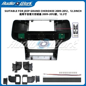Marco de Radio Android de 12.3 Pulgadas para <span class=keywords><strong>Jeep</strong></span> Grand Cherokee 2009-2012, Kit de Salpicadero con Pantalla Táctil, Permite Retener el Marco del Radio del Coche, Compatible con Carplay - Product Image 3