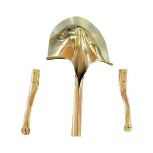Pala Dorada <span class=keywords><strong>518</strong></span> con Rastrillo de Flores y Mango de Madera, Pala Multiusos para Supervivencia, Camping y Jardinería, para Bricolaje - Product Image 6