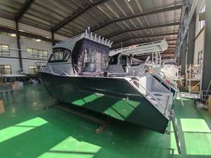 Bateaux de pêche en aluminium de 7.5m 25ft avec cabine ouverte grand espace pour le repos des enfants Australie Canada bateaux de pêche en Offre Spéciale <span class=keywords><strong>coque</strong></span> en V profond - Product Image 2