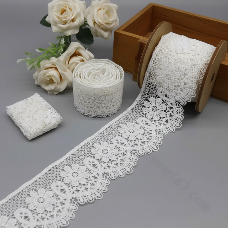 Hot Selling Lace Trim Cotton Eco