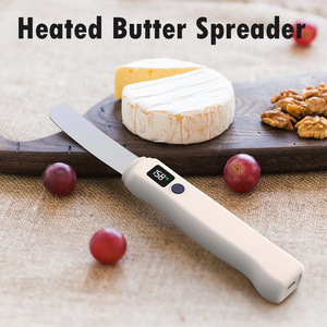 Couteau à beurre chauffant avec lame en acier inoxydable, affichage numérique, outil portable pour faire fondre le fromage, pour usage domestique - Product Image 3