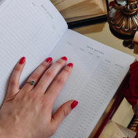 Cahier de lecture de Journal de luxe personnalisé de vente chaude pour la promotion personnelle