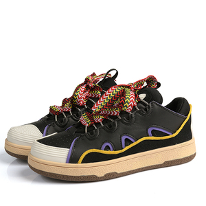 Baskets tendance rétro pour femmes, style décontracté, personnalisables, roses, à talons hauts avec imprimé léopard et semelle épaisse - Vente chaude au Japon - Product Image 4