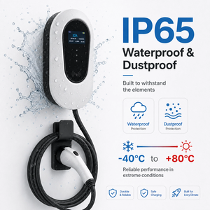 Chargeur de batterie rapide pour véhicule électrique mural CE US PLUG 40A, 110V 240V, Plug-and-Play, station de charge sans fil - Product Image 3