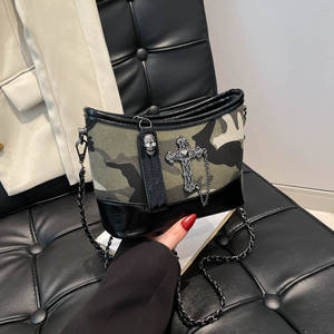 Bolso de hombro de diseño geométrico de lujo. Hecho de material PU de alta calidad. Adecuado para uso diario.3679 - Product Image 4