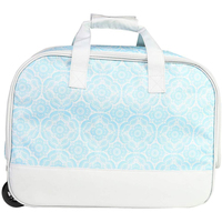 Sac à coudre pliable pour Machine à coudre, mallette fourre-tout avec roues de couleur bleu clair, offre spéciale