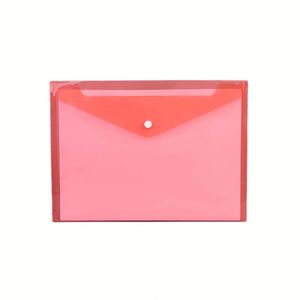 X515 Productos de Archivo con Logotipo Personalizado, Carpetas de Plástico A4 A5, Bolsa Transparente para Documentos con Botón a Presión, Carpeta de Plástico, Bolsa de Archivo de PVC - Product Image 3