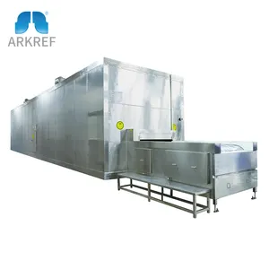 ARKREF जमे हुए फल और सब्जी प्रसंस्करण IQF ठंड सुरंगों विस्फोट फ्रीजर मशीनों