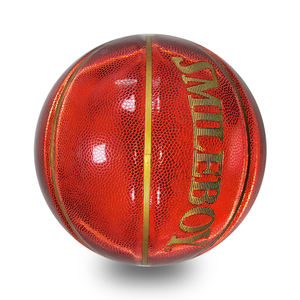 Pallone da Basket Riflettente in Pelle di Alta Qualità Personalizzato <span class=keywords><strong>per</strong></span> Uso Interno ed Esterno, Misura Ufficiale 29.5, Ideale come Regalo - Product Image 2