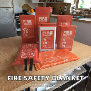 Utilisation d'urgence de couverture de feu ignifuge de fibre de verre pour l'isolation thermique et l'évasion de lutte contre l'incendie - Product Image 3