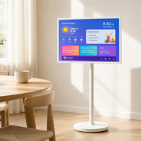 Écran intelligent portable 32 pouces avec panneau LCD rétroéclairé par LED, moniteur tactile Android Wifi IPTV, téléviseur mobile avec batterie et support