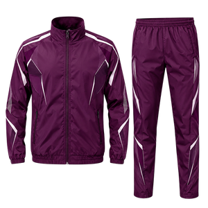 Tenue d'entraînement extérieure personnalisée avec haut à col montant et pantalon assorti pour les groupes de randonnée, les voyages et les marques de style de vie actif - Product Image 1