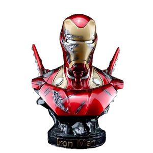 Estatua de Resina de Robot Inteligente Versión 1.2 con Busto Iluminado y Efectos de Daño de Batalla - Género de Producto: Robot Inteligente - Product Image 1