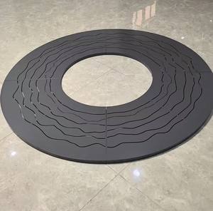 आउटडोर उपयोग के लिए डार्क ग्रे पेंटिंग राउंड वॉकवे पेड़ की सुरक्षा कवर प्लेट - Product Image 4