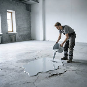 Recubrimiento de Resina Epoxi Autonivelante con Efecto Mármol, Resistente al Desgaste, Pintura de Arena Coloreada, Aplicación con Brocha, Líquido - Product Image 6