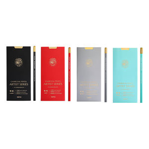 निजी ब्रांड अनुकूलित थोक उच्च गुणवत्ता वाले कलाकार ग्रेड 10 पैक चारकोल पेन सुरक्षित नहीं - Product Image 1