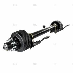 Essieu à ressorts à lames auto-ajustables avec <span class=keywords><strong>frein</strong></span> électrique de 12 000 lb et fonction de lubrification facile pour remorques lourdes - Product Image 3