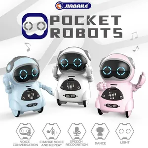 Mini robot de bolsillo multirrotor con voz inteligente para niños, juguete de compañía. - Product Image 2