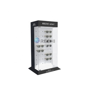 Présentoir à Lunettes En Acier - Support Design Pour Montures De Lunettes Et Lunettes De Soleil (Blanc)