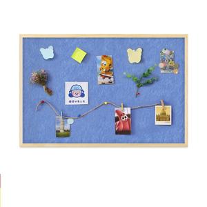 Tableau d'affichage personnalisé en liège et bois de pin, tableau mémo coloré en tissu pour messages et avis – Vente en gros - Product Image 1