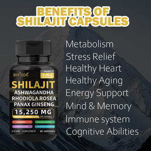 Nuova Formula Pronta all'Uso: Capsule di Vitamine, <span class=keywords><strong>Ginseng</strong></span>, Ashwagandha e Shilajit, Integratori Energetici Puri dell'Himalaya 8 in 1 - Product Image 5