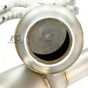 Colector de escape con escudo térmico resistente a altas temperaturas SS304, accesorios para automóviles <span class=keywords><strong>Aston</strong></span> <span class=keywords><strong>Martin</strong></span> DBS <span class=keywords><strong>DB9</strong></span> Rapide 6.0L V12 - Product Image 4