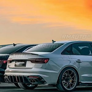 สปอยเลอร์หลังสำหรับ Audi B9 A4 S4 Sedan ปี 2016-2024 สีดำเงา ABS สำหรับติดตั้งท้ายรถ ชุดแต่งสปอยเลอร์หลังคา  อุปกรณ์ตกแต่งรถยนต์ - Product Image 4