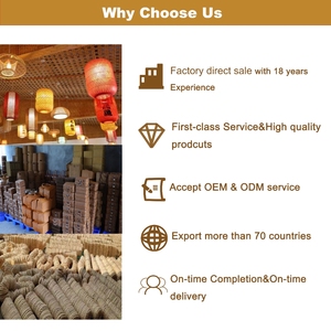 Yiqiang cổ điển nhà hàng khách sạn Homestay ăn uống Đèn Chùm nghệ thuật thiết bị chiếu sáng tre dệt Chụp đèn - Product Image 2