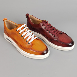 Chaussures Décontractées pour Homme en <span class=keywords><strong>Cuir</strong></span> Véritable de Vachette Première Couche, Respirantes, Motif Uni, Semelle Extérieure Oxford, Semelle Souple, Style Bureau Classique - Product Image 3