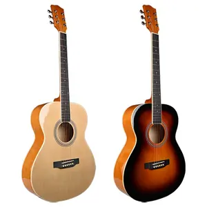Wholesale Price Acoustic 6 String 40 Inch Cheap Basswood Guitar
