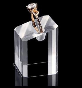 Babyboss — présentoir de bijoux en acrylique transparent et moderne, présentoirs avec des anneaux, pour spectacle commercial, boutique d'accessoires de maison - Product Image 1