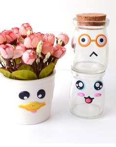 DIY pegatinas hinchadas de dibujos animados <span class=keywords><strong>Kawaii</strong></span> 3D Paquete de pegatinas para la decoración personalizada 3D lindo ojo hinchado espuma estudiante pegatina para niños - Product Image 5