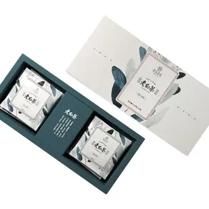 豪华减肥茶私人盒茶叶包装盒滑动抽屉纸盒，用于红茶包包装