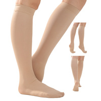 Chaussettes de compression anti-embolie de qualité médicale, chaussettes de prévention de la thrombose avec certification CE, plusieurs tailles