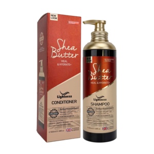 Lightness Shea Butter Hair Mask <strong>UK</strong> Designs with Macadamia Oil Sulfate Free Shampoo and Conditioner Set - Product Image 3