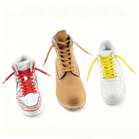 Lacets élastiques plats de 8mm Lacets de chaussures extensibles en spandex élastiques sans attache pour tous les types de chaussures avec emballage personnalisé