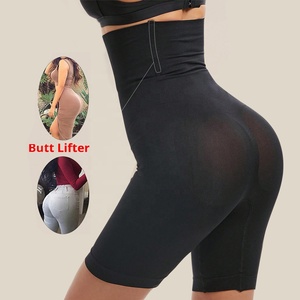 Pantaloncini Modellanti a <span class=keywords><strong>Vita</strong></span> Alta da Donna, Controllo Pancia, Sollevamento Glutei, Snellenti, Body Shaper - Product Image 1