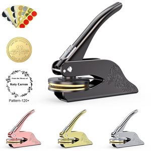 Bán Buôn Kim Loại Dập Nổi Tem Cá Nhân Thiết Kế Nhà Máy Trực Tiếp Embosser Thép Tem Cho Báo Chí - Product Image 2