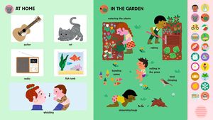 <span class=keywords><strong>Livre</strong></span> <span class=keywords><strong>audio</strong></span> <span class=keywords><strong>pour</strong></span> bébés « Voix de la Nature » avec 20 boutons, éducation électronique <span class=keywords><strong>pour</strong></span> enfants, papier couché, carton duplex, couverture rigide, reliure parfaite - Product Image 4