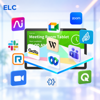 Tablette 11 pouces NFC pour affichage d'informations en salle de réunion, installation murale sans soudure, connectivité réseau PoE