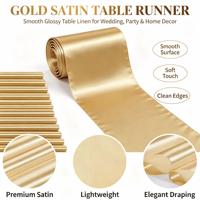 Nappe de table en satin moderne, couleur unie, haut de gamme, écologique et durable pour mariages, fêtes, banquets et tables de salle à manger d'hôtel (vente en gros)